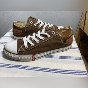 Levi's Men's Brown Canvas Sneakers